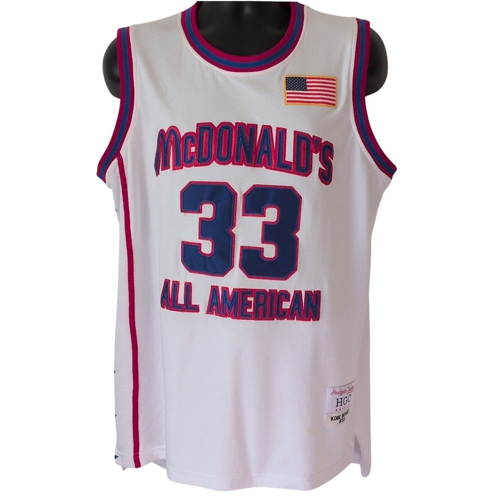Headgear Classics Kobe Bryant 33 McDonalds All American Jersey White XL